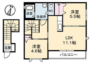 ヴィラグレイス　１番館の物件間取画像